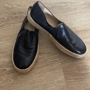 Stuart weitzman leather espadrilles